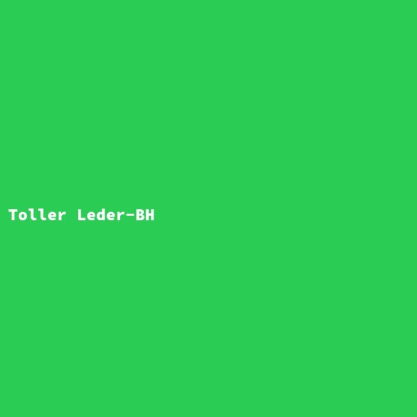 Toller Leder-BH