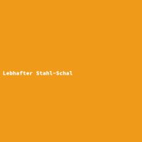 Lebhafter Stahl-Schal