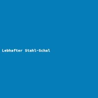 Lebhafter Stahl-Schal