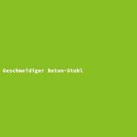 Geschmeidiger Beton-Stuhl