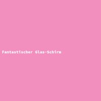 Fantastischer Glas-Schirm
