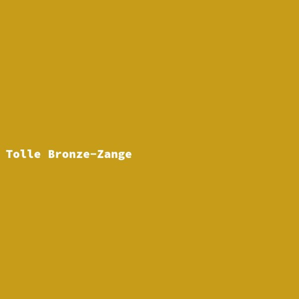 Tolle Bronze-Zange