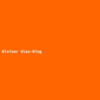 Kleiner Glas-Ring