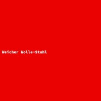 Weicher Wolle-Stuhl