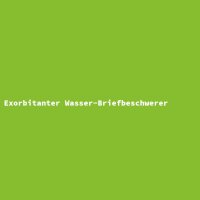 Exorbitanter Wasser-Briefbeschwerer