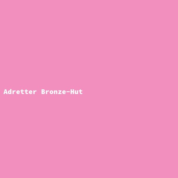 Adretter Bronze-Hut